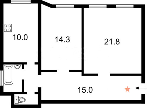 Продажа 2к квартиры в Киеве,  Крещатик ул., 15 7