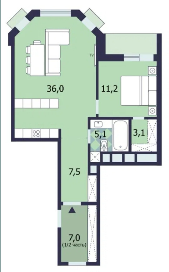 Продажа 2к квартиры в Киеве,  Малевича ул. (Боженко ул.), 48 11